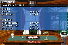 Premier Manager 2003-04 screenshot 5 for GameBoy Advance
